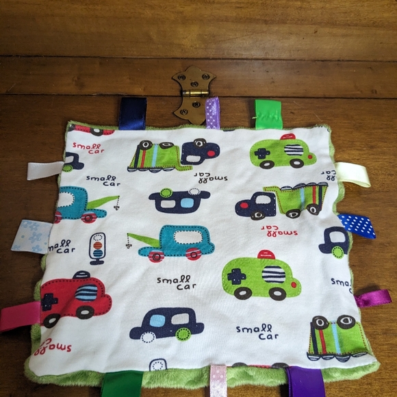 Taggies Green Tag Security Blanket,Soft Tag Blanket Lovey Toy - Picture 5 of 7